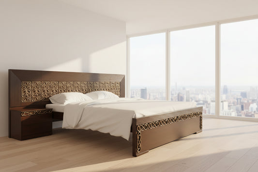 DB 011 – Double Bed with 2 Side Tables