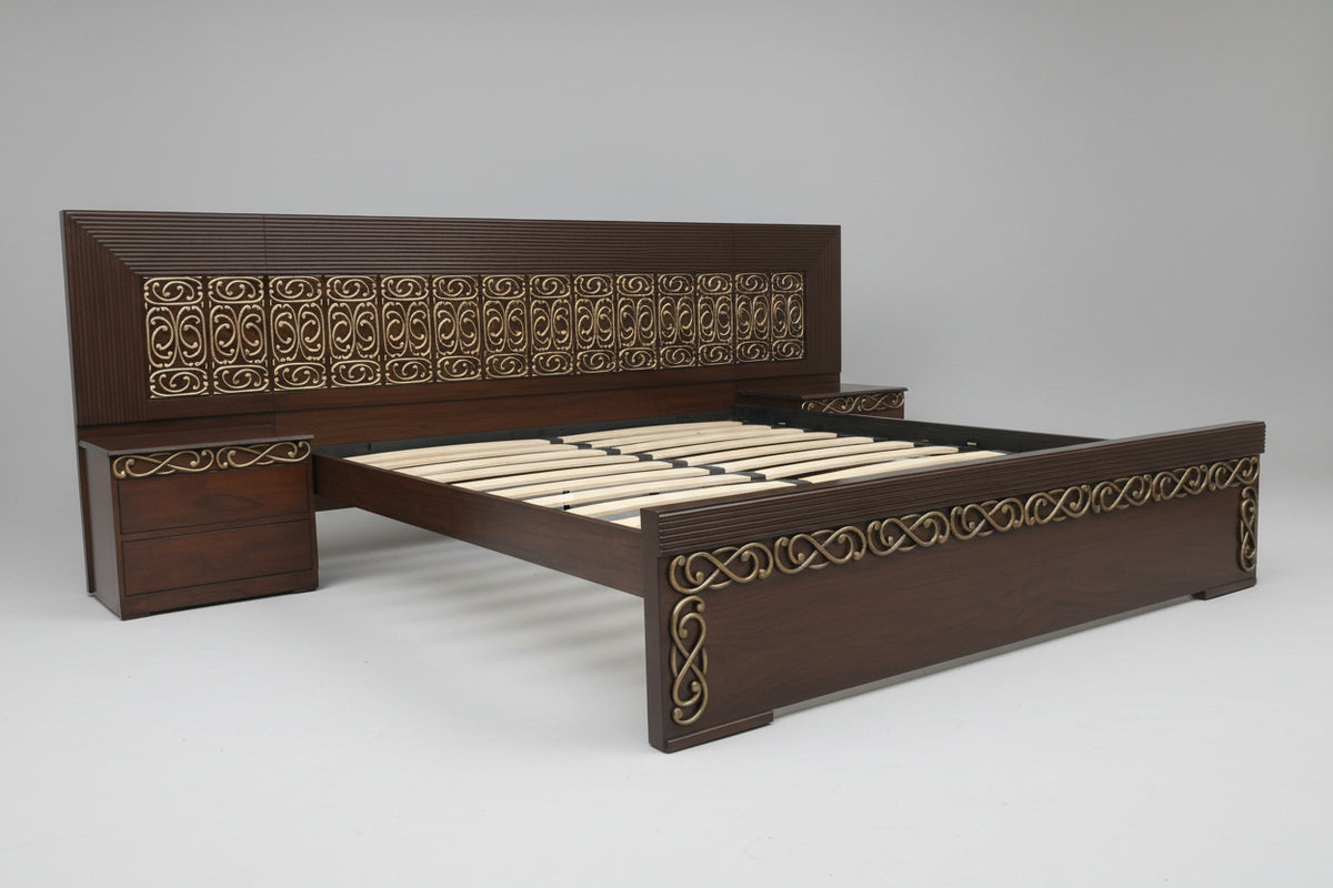 DB 011 – Double Bed with 2 Side Tables