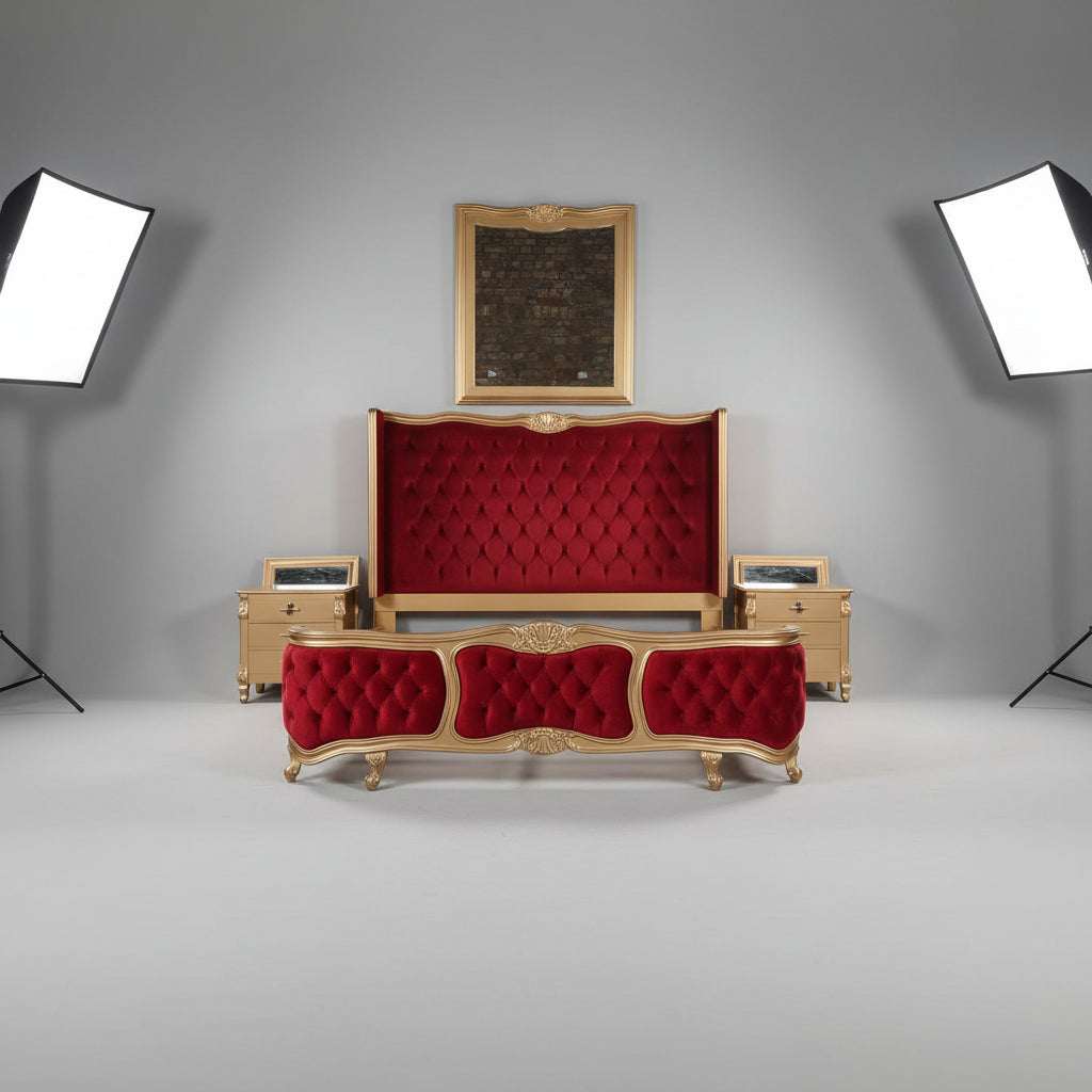 DB-005 Double Bed with Side Tables