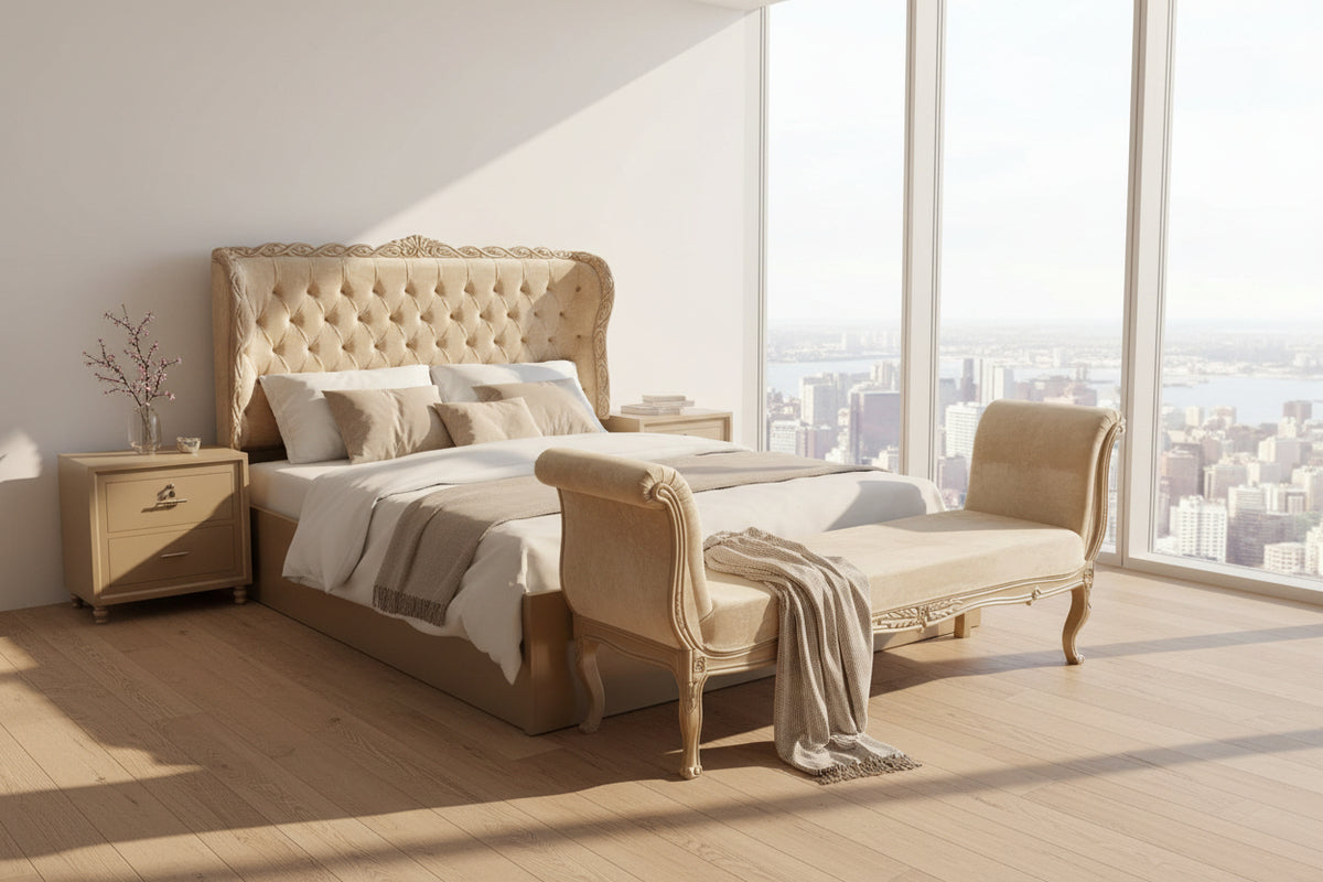 DB-003 Double Bed with Dressing &amp; Storage Drawer