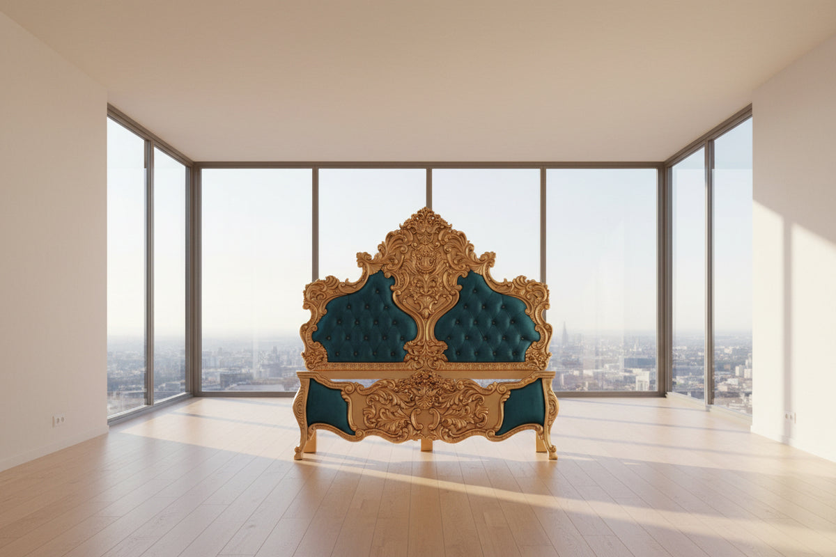 DB 009 – Luxury Chanoti Bed with Dressing Set