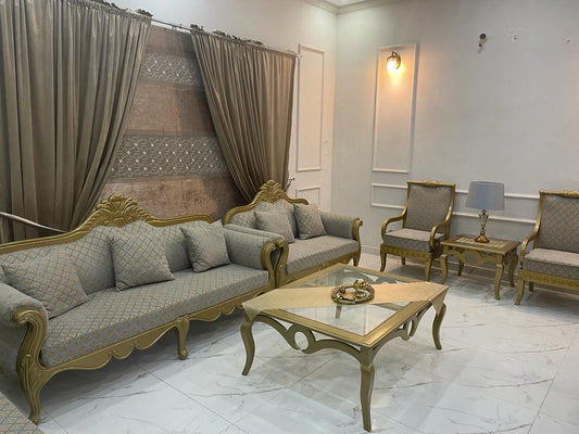 Premium 7 Seater Sofa Set Package 2 chairs and 2 center tables