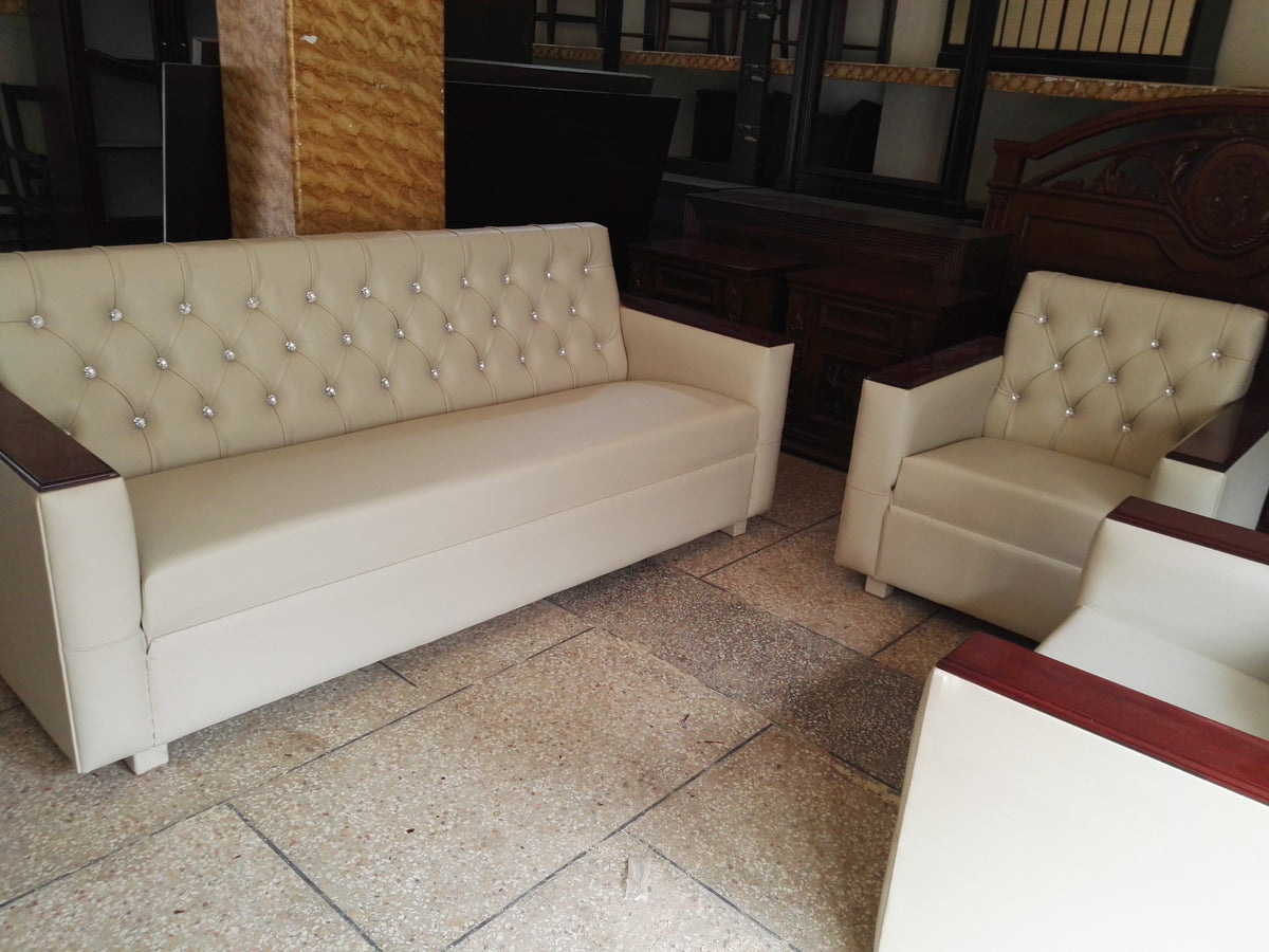 🛋️ SF-02 | 5 Seater Solid Wooden Sofa Set