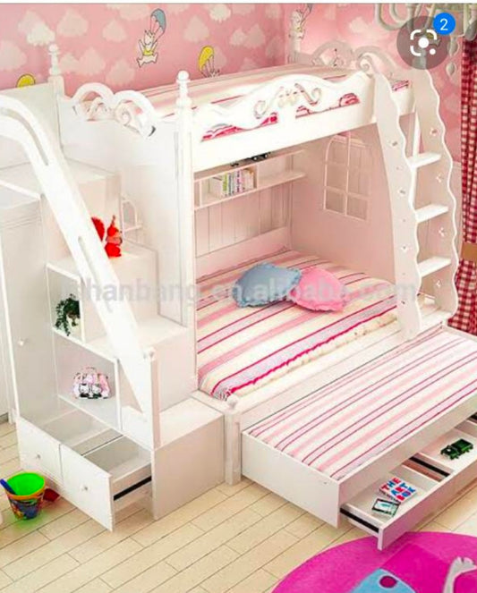 BB 003 – Premium Multifunctional Bunk Bed with Study &amp; Storage