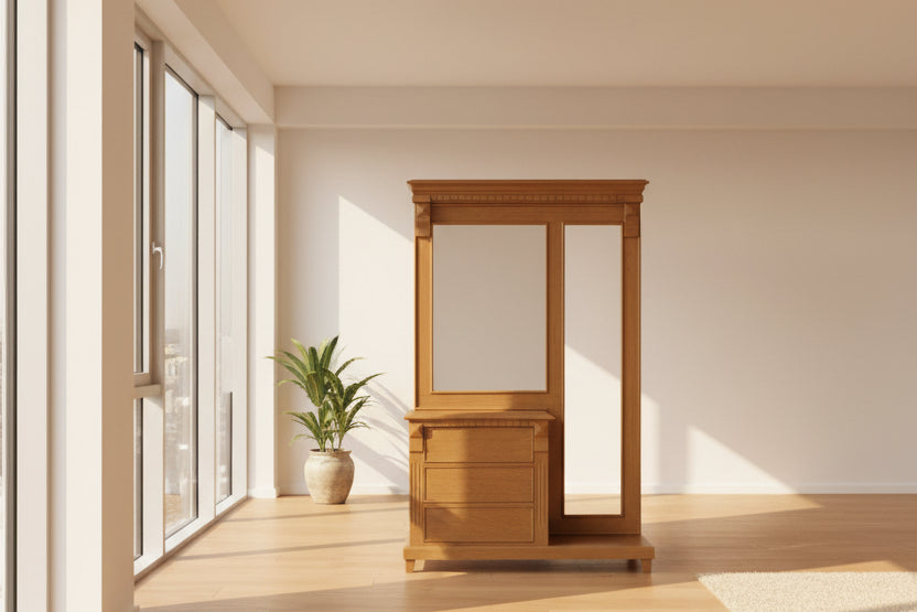 Complete Solid Wooden Bed – Rafiq Furniture House
