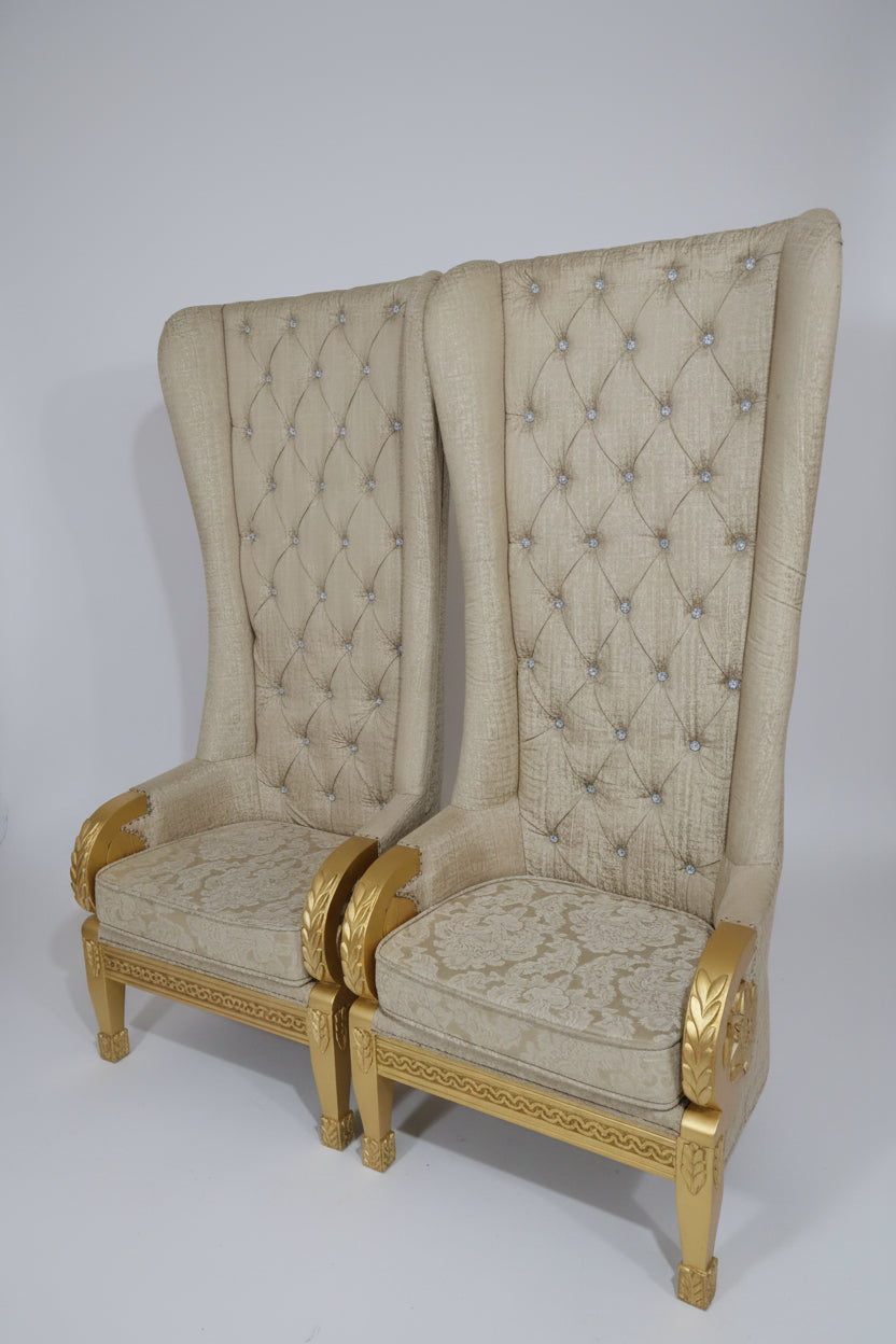 Premium High Back Chair Set (2 Chairs) – Rafiq Furniture House