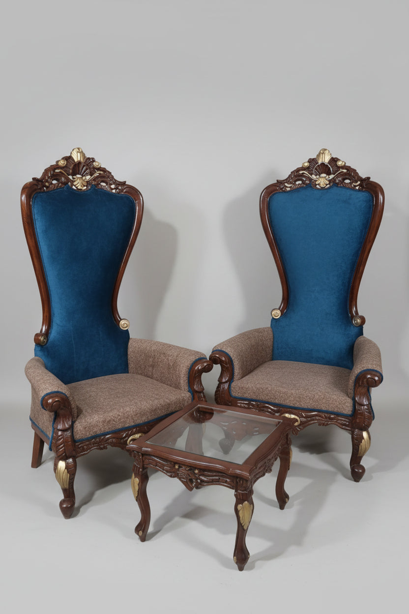 Room Chairs with Tea Table
