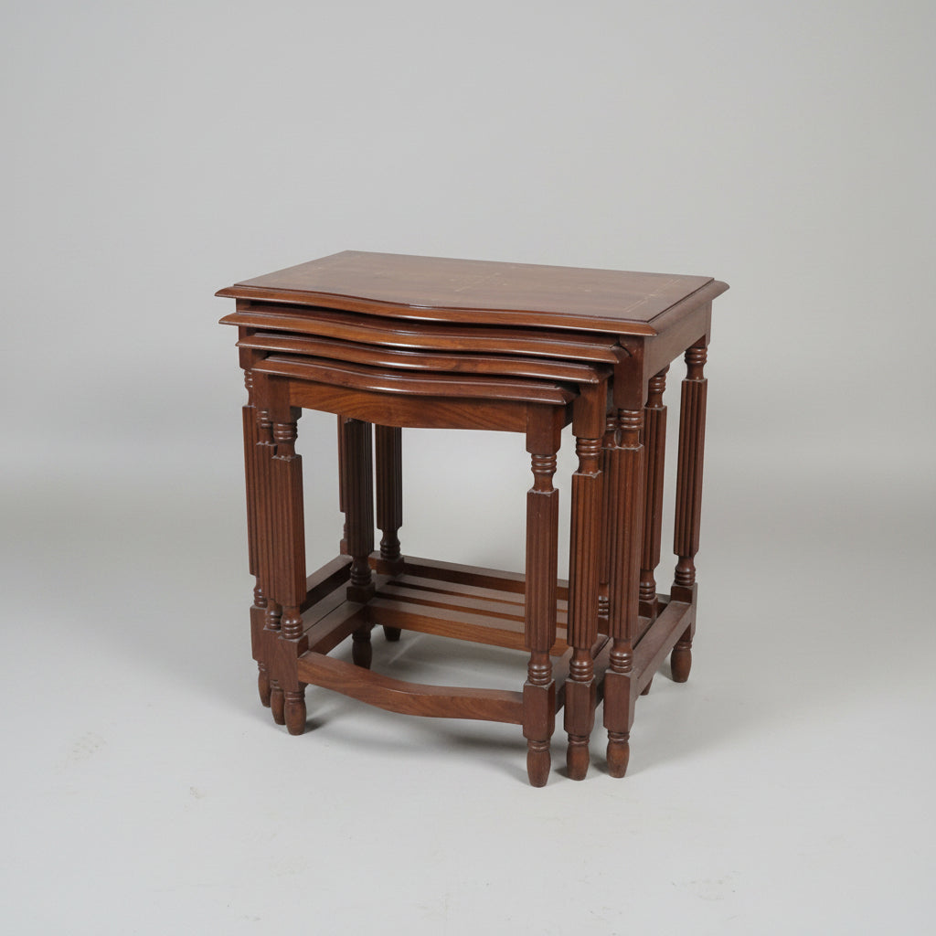 Nesting Table Set | 4 Tables in 1 | Space Saving Design | Rafiq Furniture House