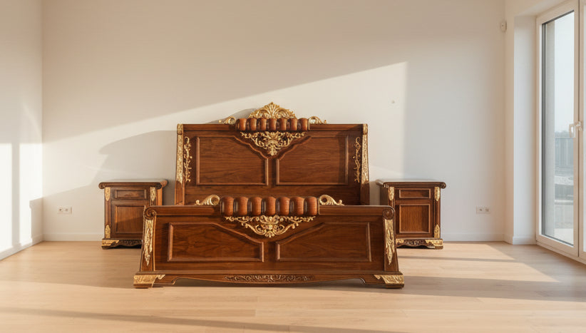 Premium Tali Wood Bedroom Set – Rafiq Furniture House